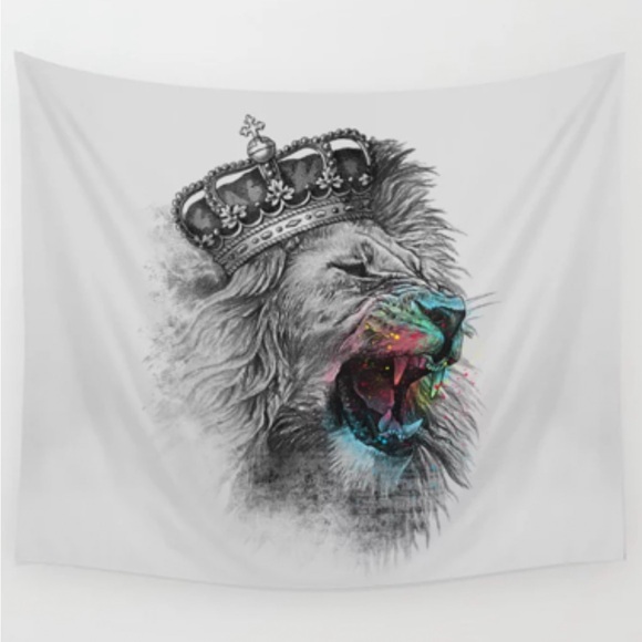 KingLion Wall Tapestry - Picture 1 of 2
